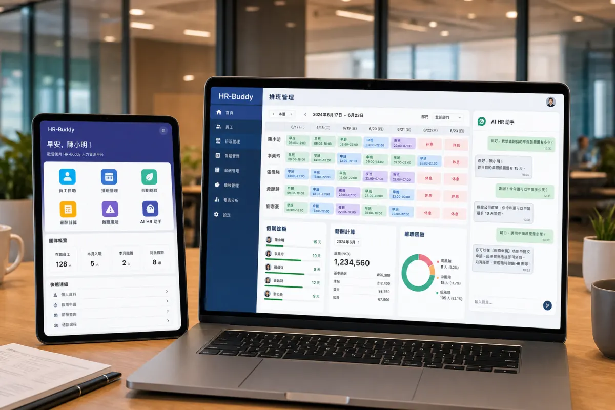 人力資源與人才分析 HR-Buddy HR-Buddy UI