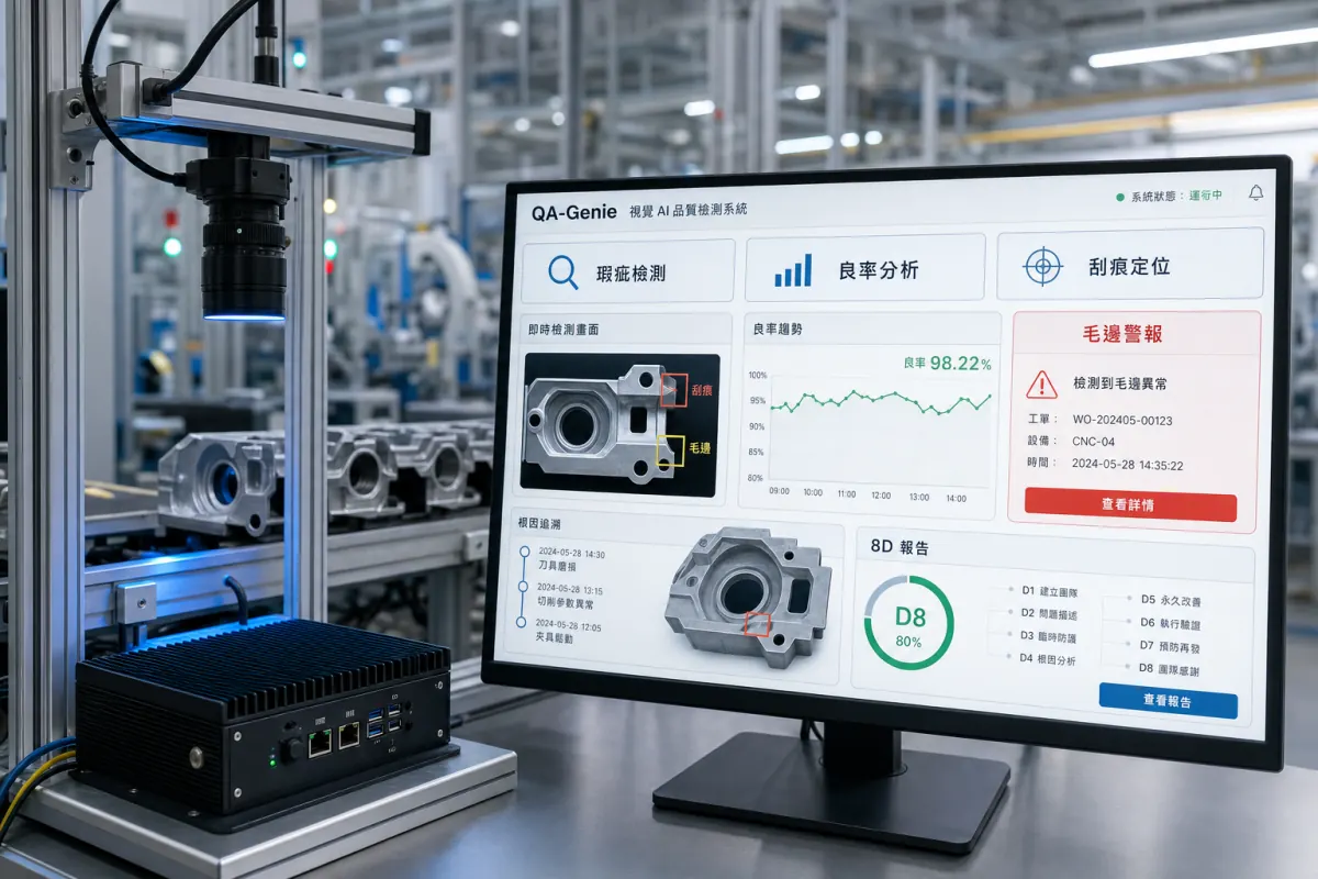 視覺 AI 品質管理 QA-Genie QA-Genie UI